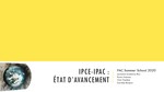 IPCE-IPAC : État d'avancement
